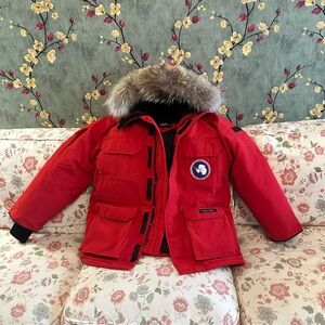 Canada Goose “Big Red” styled parka.
